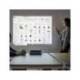 PIZARRA BLANCA MARCA ROCADA SKINMATT PROYECCION MATE LACADA MAGNETICA 75X115 CM