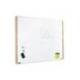 PIZARRA COLOR BLANCA ROCADA GAMA NATURAL LACADA MAGNETICA 115X75 CM