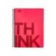 CUADERNO ESPIRAL MARCA LIDERPAPEL A4 MICRO THINK TAPA PLASTICO 140H 80 GR CUADRO 5MM 5 BANDAS 4 TALADROS 4