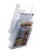 EXPOSITOR MURAL MARCA ARCHIVO 2000 DE PARED 3 BANDEJAS DIN A4 TRANSPARENTE 155X239X445 MM SEPARADORES MOVILES AJUSTABLES