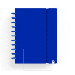CUADERNO CARCHIVO INGENIOX FOAM A4 80H CUADRICULA AZUL OSC