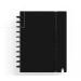 CUADERNO CARCHIVO MARCA INGENIOX FOAM A5 80H CUADRICULA NEGRO