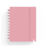 CUADERNO CARCHIVO MARCA INGENIOX FOAM A5 80H CUADRICULA ROSA PASTEL