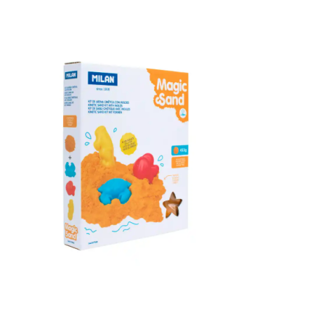 JUEGO MILAN MAGIC SAND ARENA CINETICA CON TRES MOLDES