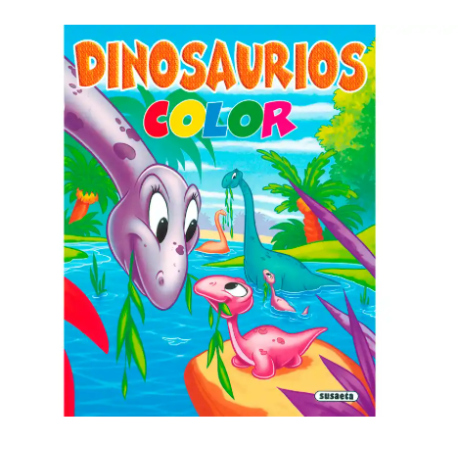 CUADERNO DE COLOREAR SUSAETA DINOSAURIOS 16 PAGINAS 21,5X27 CM