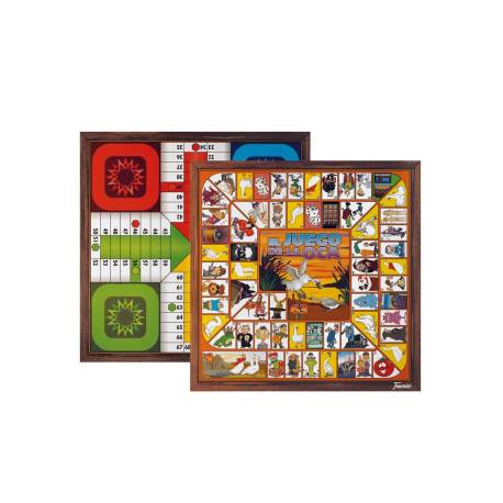 PARCHIS CON OCA MARCA FOURNIER 4 JUGADORES 40X40 CM