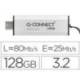 MEMORIA USB MARCA Q-CONNECT FLASH DRIVE 128 GB 3.2 TIPO C