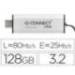 MEMORIA USB MARCA Q-CONNECT FLASH DRIVE 128 GB 3.2 TIPO C