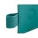 PORTABOLIGRAFO AUTOADHESIVO MARCA ANTARTIK PARA CUADERNO NOTE CON ELASTICO HASTA 15 MM GROSOR 80 MM VERDE AGUAMARINA