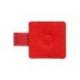 PORTABOLIGRAFO AUTOADHESIVO MARCA ANTARTIK PARA CUADERNO NOTE CON ELASTICO HASTA 15 MM GROSOR 80 MM ROJO 40X40 MM
