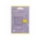 PORTABOLIGRAFO AUTOADHESIVO MARCA ANTARTIK PARA CUADERNO NOTE CON ELASTICO HASTA 15 MM GROSOR 80 MM MORADO Y AMARILLO