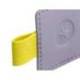 PORTABOLIGRAFO AUTOADHESIVO MARCA ANTARTIK PARA CUADERNO NOTE CON ELASTICO HASTA 15 MM GROSOR 80 MM MORADO Y AMARILLO