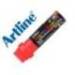 ROTULADOR MARCA ARTLINE POSTER MARKER EPP-30 PUNTA RECTANGULAR 30 MM COLOR ROJO