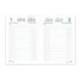DIETARIO MARCA LIDERPAPEL 2026 CUARTO 150X215 MM DIA PAGINA COLOR NEGRO PAPEL 70 GR