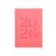 AGENDA ENCUADERNADA MARCA LIDERPAPEL CRETA 150X210 MM 2026 SEMANA VISTA PINK PAPEL 70 GR