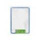PIZARRA BLANCA MARCA LIDERPAPEL 30X42 CM MAGNETICA DOBLE CARA LISA CON ROTULADOR IMAN Y BORRADOR