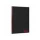 CUADERNO ESPIRAL MARCA LIDERPAPEL A4 WONDER TAPA PLASTICO 80H 90GR PAUTA ANCHA 3,5MM CON MARGEN COLOR NEGRO