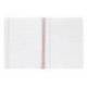 CUADERNO ESPIRAL LIDERPAPEL A4 WONDER TAPA PLASTICO 80H 90GR RAYADO HORIZONTAL CON MARGEN COLOR NEGRO