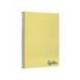 CUADERNO ESPIRAL MARCA LIDERPAPEL A4 WONDER TAPA PLASTICO 80H 90GR RAYADO HORIZONTAL CON MARGEN COLOR AMARILLO
