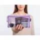 BOLSA ZIPPER BAG MARCA LIDERPAPEL POLIESTER TRANSPIRABLE MULTIUSOS TICKET 230X115 MM MORADO PASTEL