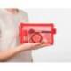 BOLSA ZIPPER BAG MARCA LIDERPAPEL POLIESTER TRANSPIRABLE MULTIUSOS DIN A6 ROJO