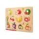PUZLE INFANTIL MARCA IMAGINOVO MADERA FRUTAS +18 MESES 10 PIEZAS 30X22,5X1,5CM