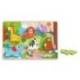 PUZLE INFANTIL MARCA IMAGINOVO MADERA 3D ANIMALES +12 MESES 8 PIEZAS 29,5X22X1,7CM