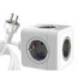 REGLETA MARCA Q-CONNECT DE CUBO ENCHUFE MULTIPLE POWER CUBE 5 EN 1 CABLE DE 1,4 MT 5 TOMAS DE CORRIENTE 75X75X112MM