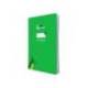 CUADERNO ESPIRAL MARCA LIDERPAPEL DI N A4 PAUTAGUIA TAPA BLANDA 80H 75 GR CUADRO PAUTADO 3MM COLOR VERDE