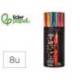 ROTULADOR MARCA LIDERPAPEL ACRYLIC BASE AGUA TODO TIPO DE SUPERFICIE PUNTA REDONDA 3 MM CAJA DE 8 UNIDADES COLORES