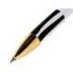 BOLIGRAFO BELIUS DUALITA CUERPO BLANCO NEGRO TINTA AZUL CAJA DE DISEÑO