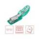 GRAPADORA RAPID MINI F4 COLOUR BREEZE USA GRAPAS 24/6 Y 26/6 VERDE EN BLISTER