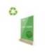 EXPOSITOR SOBREMESA MARCA ARCHIVO 2000 FORMA T METACRILATO 100% RECICLADO CON BASE DE MADERA DIN A5 40X150X240 MM