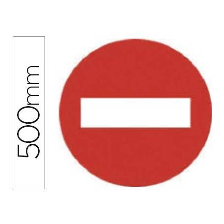 Señal vial Syssa entrada prohibida