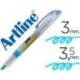 Rotulador Artline EK-640 Fluorescente Azul Punta biselada