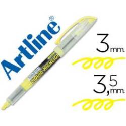 Rotulador Artline EK-640 Fluorescente Amarillo Punta biselada
