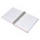 CUADERNO ESPIRAL MARCA LIDERPAPEL A5 MICRO PAPERCOAT TAPA FORRADA 140H 75 GR CUADRO5MM 5 BANDAS 6 TALADROS ROJO