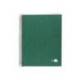 CUADERNO ESPIRAL MARCA LIDERPAPEL A5 MICRO PAPERCOAT TAPA FORRADA 140H 75 GR CUADRO5MM 5 BANDAS 6 TALADROS VERDE