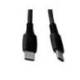 CABLE USB-C A USB-C MARCAS Q-CONNECT PVC LONGITUD 2M NEGRO