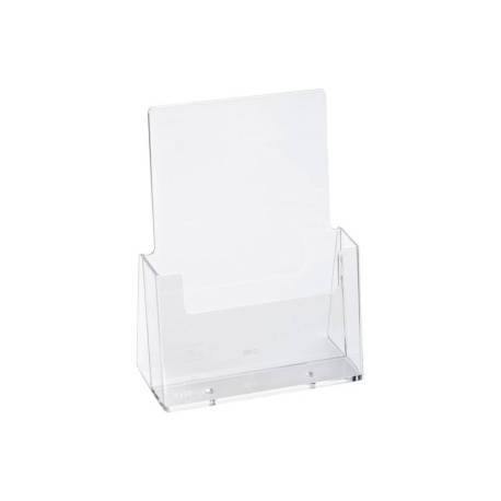 EXPOSITOR SOBREMESA MARCA ARCHIVO 2000 PORTAFOLLETOS 1 COMPARTIMENTO A4 VERTICAL FONDO CAJETIN 38 MM