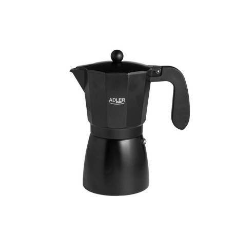 CAFETERA ITALIANA MARCA ADLER ESPRESSO 6 TAZAS 300ML VALIDO PARA VITROCERAMICA COCINA ELECTRICA Y FUEGO