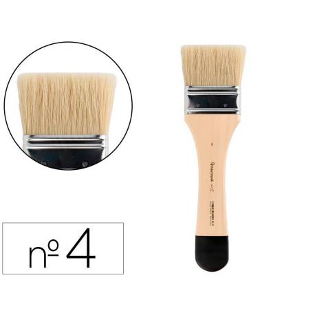 BROCHA PALETINA PLANA MARCA LIDERPAPEL ANCHO 48 MM DE PELO DE CERDA CERTIFICADO FSC