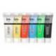 PINTURA GOUACHE/TEMPERA MARCA LIDERPAPEL CAJA DE 6 TUBOS DE PLASTICO DE 75 ML COLORES SURTIDOS