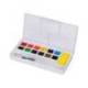 ACUARELA MARCA LIDERPAPEL 12 COLORES CON PINCEL DE AGUA RELLENABLE ESTUCHE DE PLASTICO