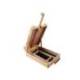 CABALLETE PINTOR DE SOBREMESA MARCA LIDERPAPEL MADERA DE HAYA BARNIZADO CON MALETIN 39X26X13CM CERTIFICADO FSC