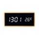 RELOJ MARCA Q-CONNECT SOBREMESA DIGITAL CON TEMPERATURA 150X45X70MM