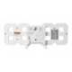 RELOJ MARCA Q-CONNECT DE PARED DIGITAL CON TEMPERATURA 3 ALARMAS CONTROL DE SONIDO 220X40X87 MM