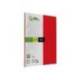 Papel color Liderpapel rojo A4 80g/m2 y 100 Hojas