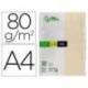 Papel color Liderpapel crema A4 80 g/m2 100 hojas