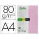 Papel color Liderpapel rosa A4 80 g/m2 100 hojas